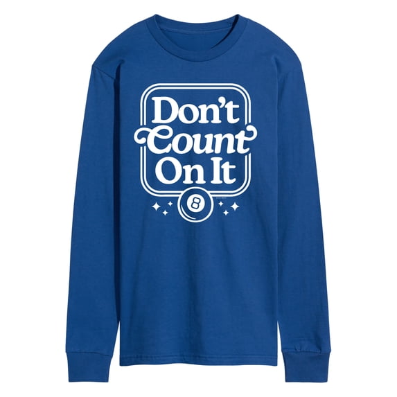 Magic 8 Ball - Don't Count On It - Men's Long Sleeve Graphic T-Shirt