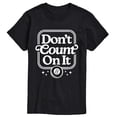 thumbnail image 1 of Magic 8 Ball - Don't Count On It - Men's Short Sleeve Graphic T-Shirt, 1 of 4