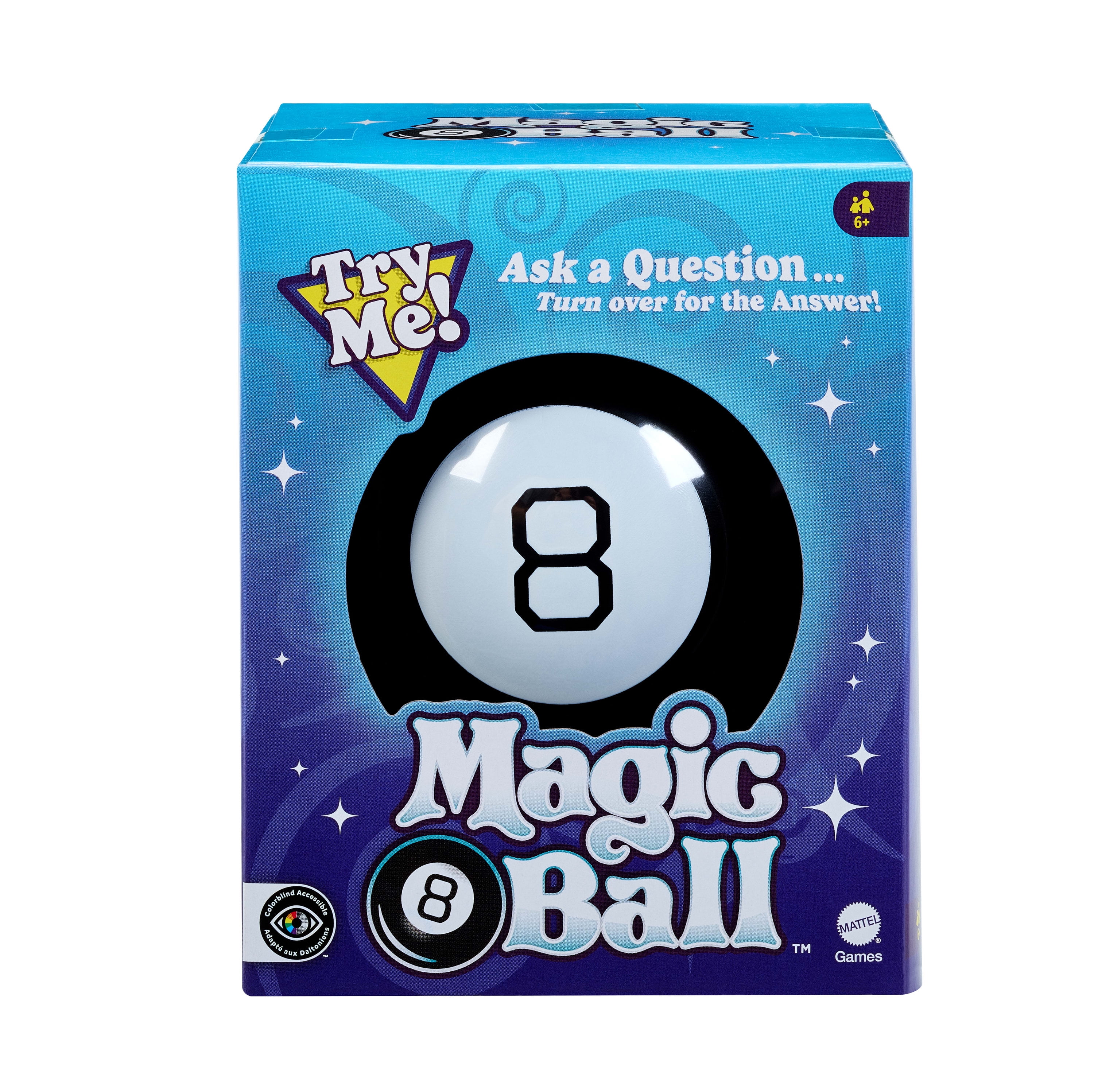Magic 8 Ball Kids Toy, Novelty Fortune Teller Gag Gift, Ask a Question & Turn Over for Answer