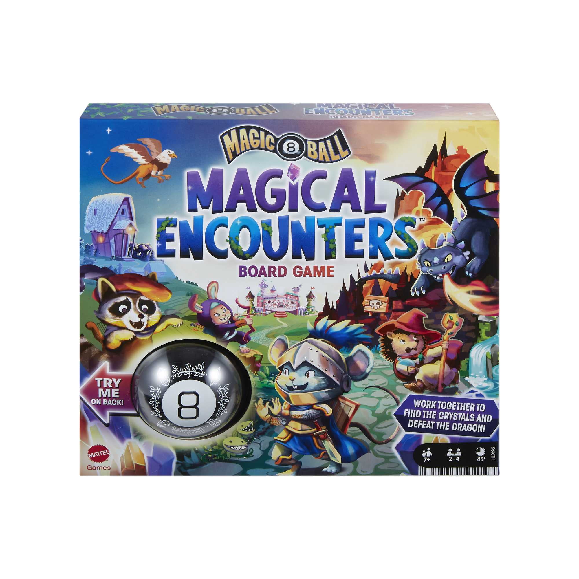 Magic 8 Ball Magical Encounters Board Game for Kids, Cooperative