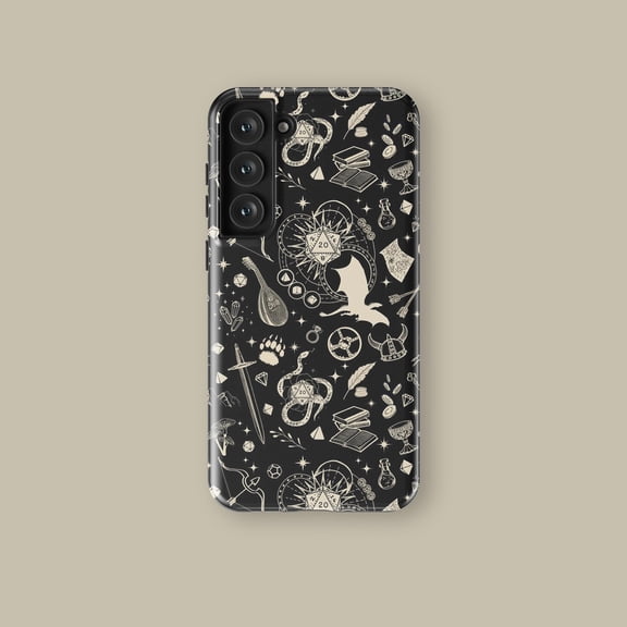 Magic Academy Pterosaur Dino Case for iPhone Samsung Fantasy Art