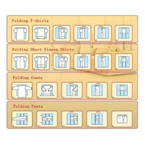 Magic Adjustable Clothes Shirts Folder Board