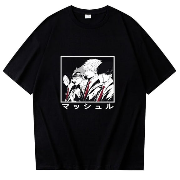 Magic And Muscle T-shirt Anime Unisex Sports Shirt Casual Short Sleeved Anime Sports Shirt