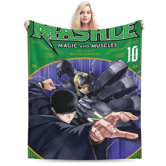 Magic And Muscles Blanket, Anime Throw Blanket For Bed Sofa Couch, Super Soft Flannel Blanket For Bedroom Livingroom, 60"X50"