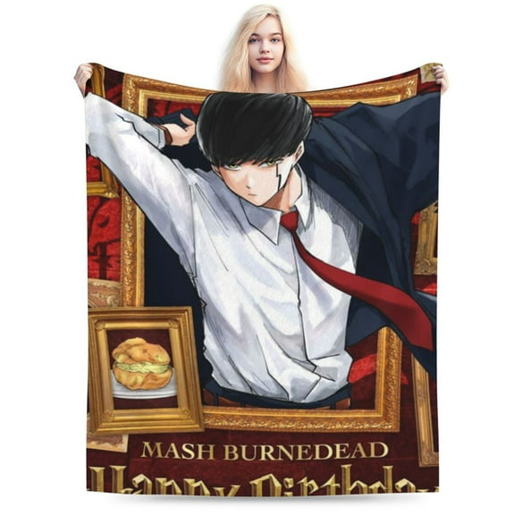 Magic And Muscles Blanket, Anime Throw Blanket For Bed Sofa Couch, Super Soft Flannel Blanket For Bedroom Livingroom, 60"X50"