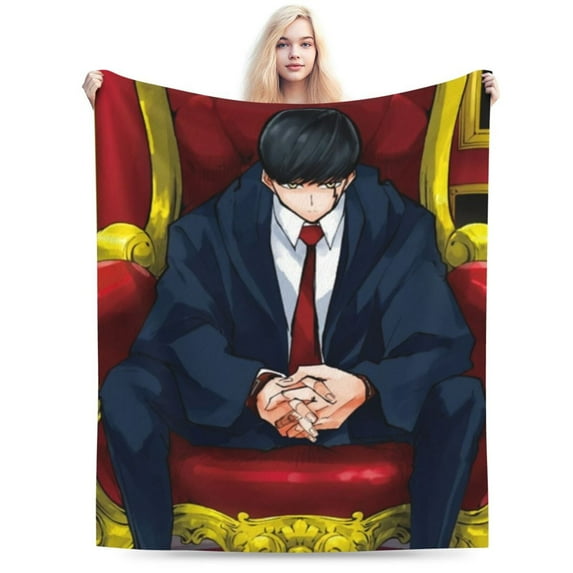 Magic And Muscles Blanket, Anime Throw Blanket For Bed Sofa Couch, Super Soft Flannel Blanket For Bedroom Livingroom, 80"X60"