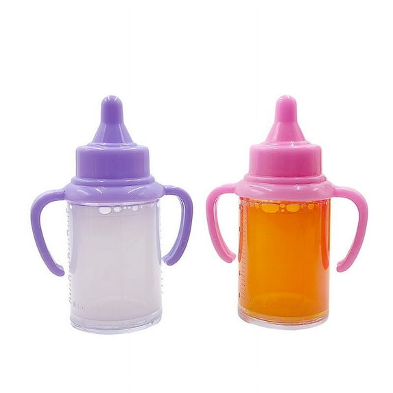 Cosdoll Magic Disappearing Milk and Juice Baby Lightweight Doll Accessories Plastic, 2.08 oz, 2 Pcs