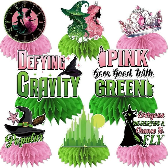 Magic Bad Witch Honeycomb Decoration Birthday Party Decoration Witch Theme Honeycomb Decoration Birthday Party Decoration