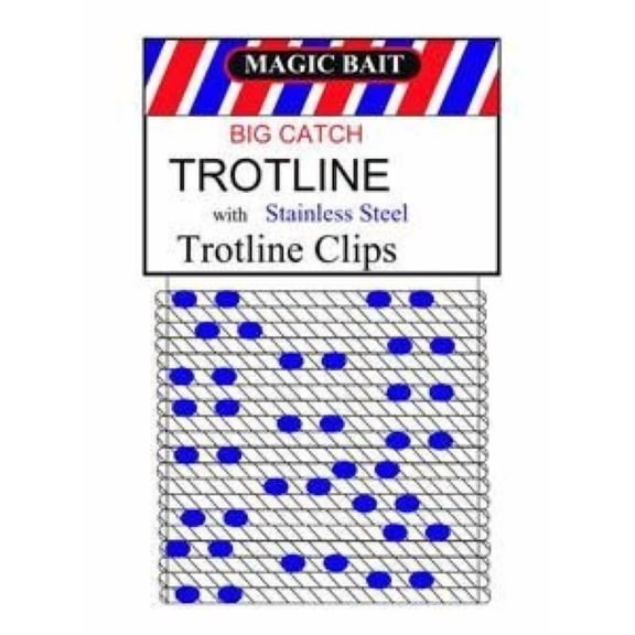 Magic Bait, Big Catch Trotline Fishing Kit, 76pc with Clips