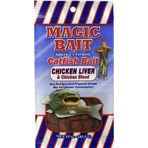 Magic Bait, America's Favorite Catfish Dough Bait, Chicken Liver