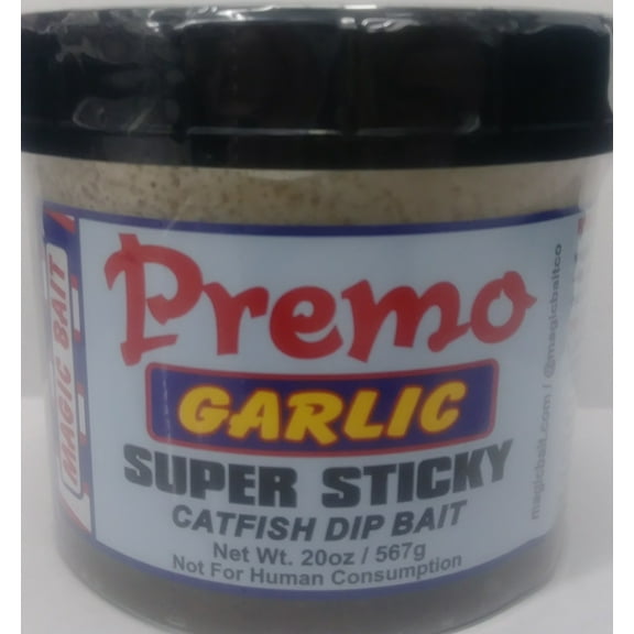 Magic Bait Co Inc Premo Garlic Catfish Dip Bait, 20 Oz