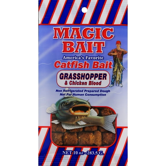 Magic Bait, Grasshopper Catfish Dough Bait, 7oz
