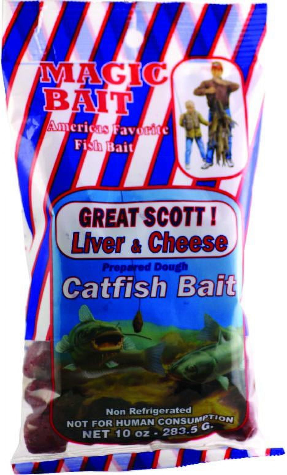 Magic Bait Great Scott Cheese Catfish Dough Bait, 10 oz 