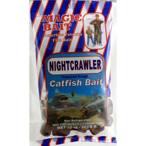 Magic Bait Nightcrawler Catfish Dough Bait, 10 oz