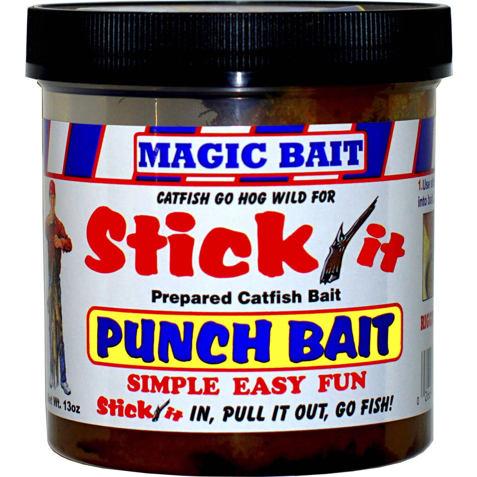 Magic Bait Stick-It Catfish Punch Bait, 13 oz 