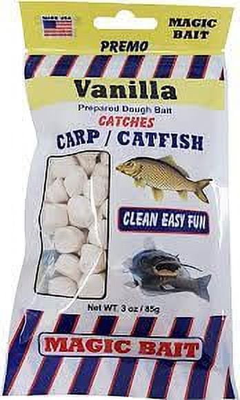 Magic Bait Vanilla Prepared Carp Dough Bait, 2oz Bag