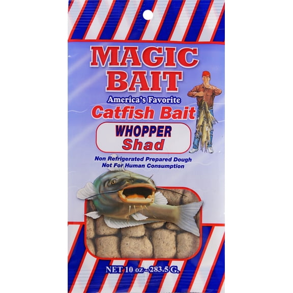 Magic Bait, Whopper Shad, Catfish Dough Bait, 7 oz
