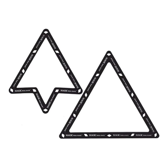 Magic Billiard Ball Rack Combo 8 and 9-10 Ball Duo-Pack