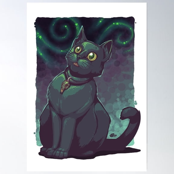 Magic Blep Poster Wall Art, Modern Wall Decor For Living Room Bedroom, 8x12 UNFRAMED