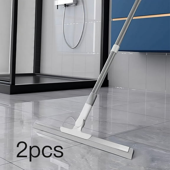 Magic Broom For Wiping Water And Mopping The Floor Dual-Purpose Household Use For Sweeping Bathroom Wiper Glass Tile Cleaning