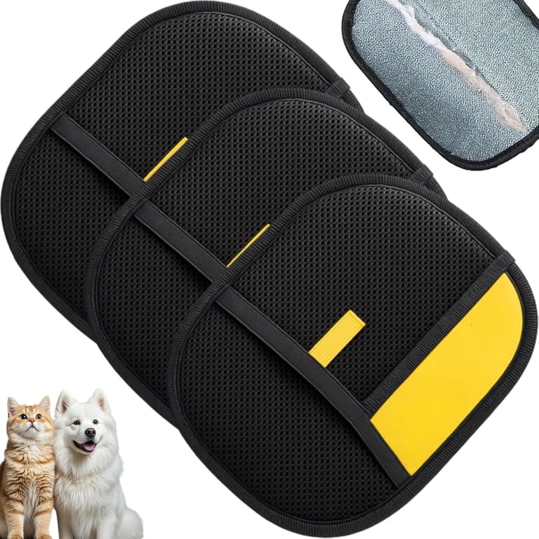 2-in-1 Opgewaardeerde Huisdierenhaar Verwijderhandschoen – Vijfvinger Magische Borstel Voor Katten & Honden – Herbruikbaar, Geschikt Voor Kleding, Bank, Auto (Maat XL)
