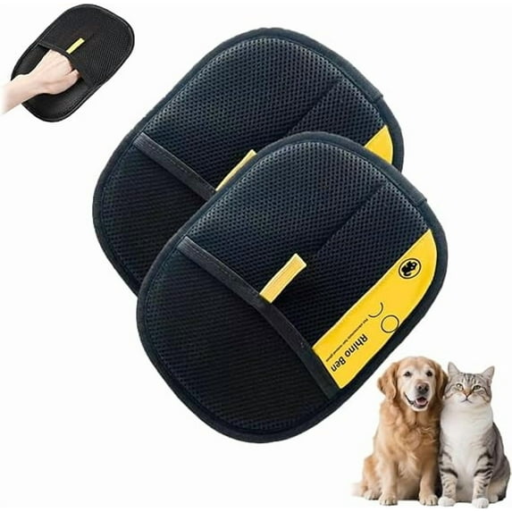 Magic Brush Pet Hair Remover, Electrostatic Gloves Pet Hair, Pets Hair Remover Electrostatic Gloves, Pets Hairs Removal Glove, Reusable & Washable