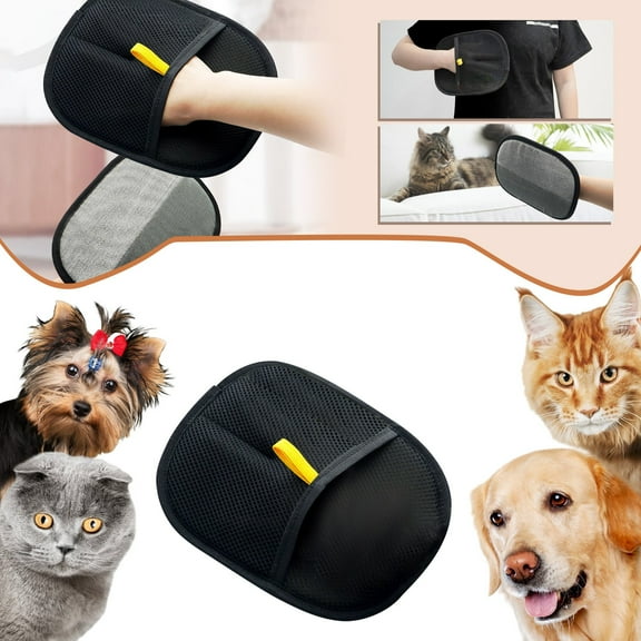 The Magic Brush Pet Hair Remover, Magic Brush Pet Hair, Double Sided Pet Hair Removal Glove, 2025 Upgraded Pet Pal Hair Removal Glove, Reusable Pets Hairs Electrostatic Gloves for Pets (1Pcs)