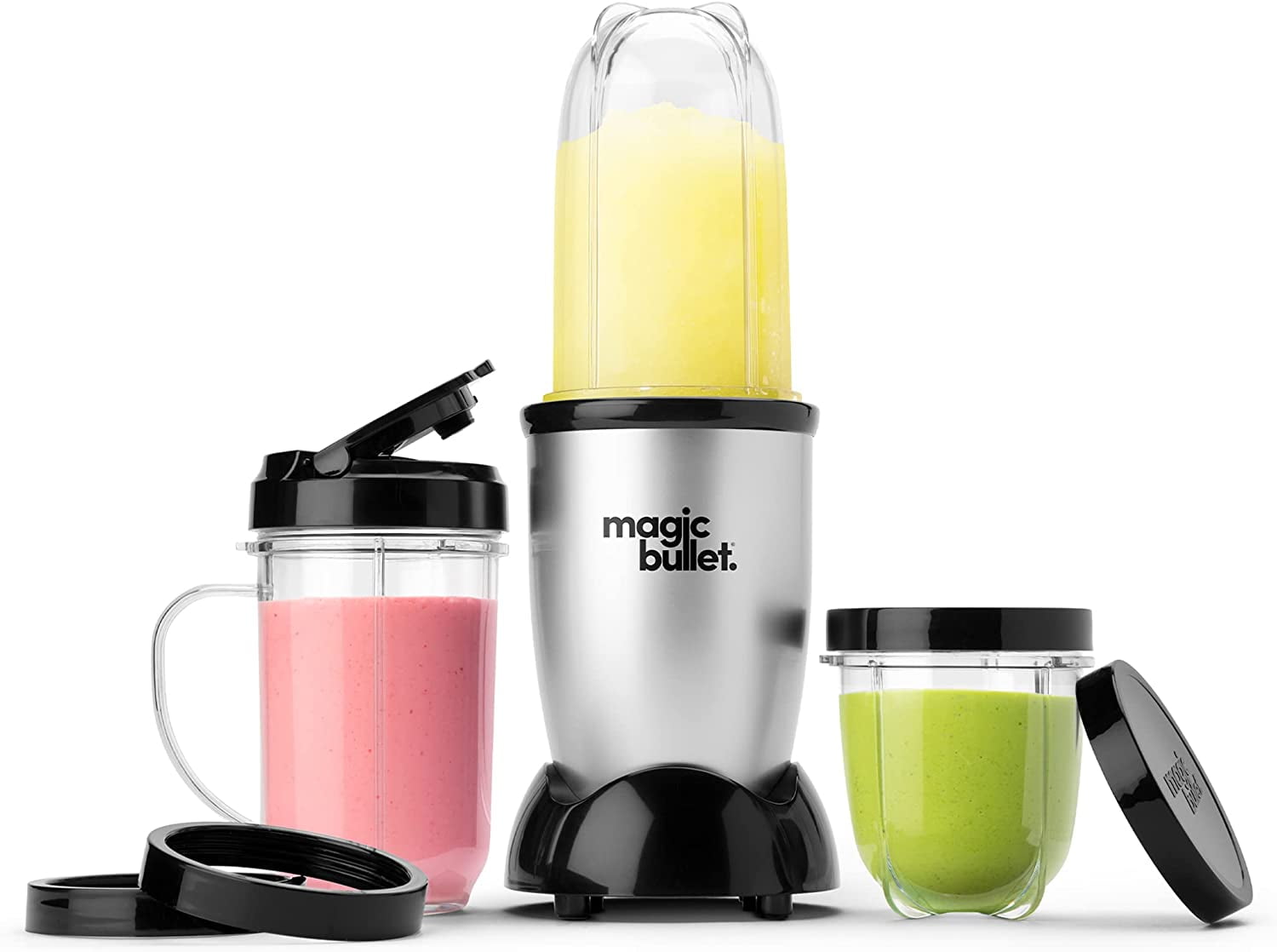 Magic Bullet 11 Piece Blender Set, Silver