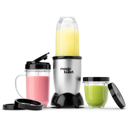 Magic Bullet 11 Piece Blender Set, Silver