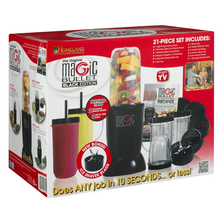 Magic Bullet Black Edition - 21 PC, 21.0 PIECE(S) 