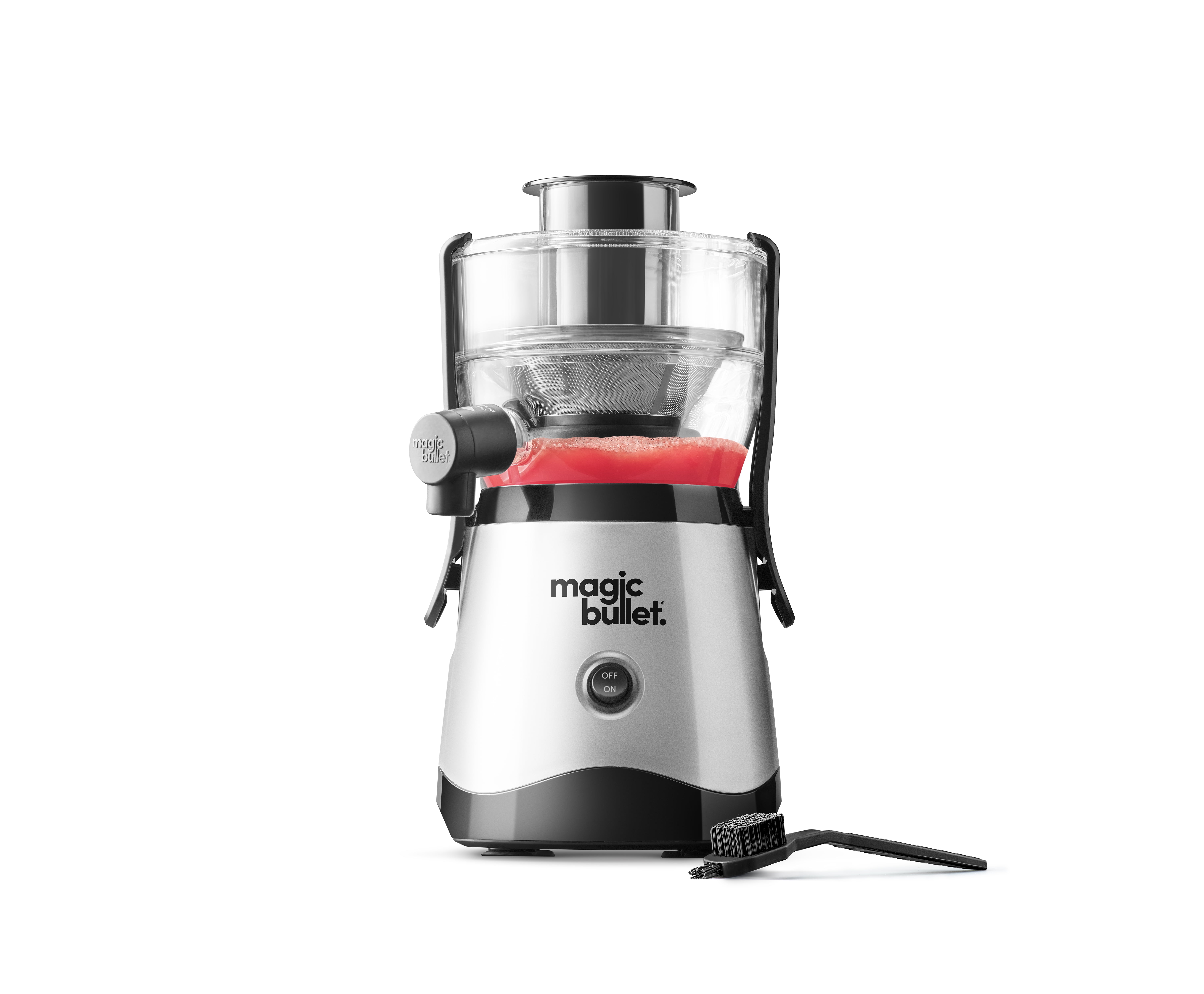 Magic Bullet Mini Juicer, 400-Watt, Silver, Fruit and Magic Bullet Mini Juicer, 400-Watt, Silver, Fruit and