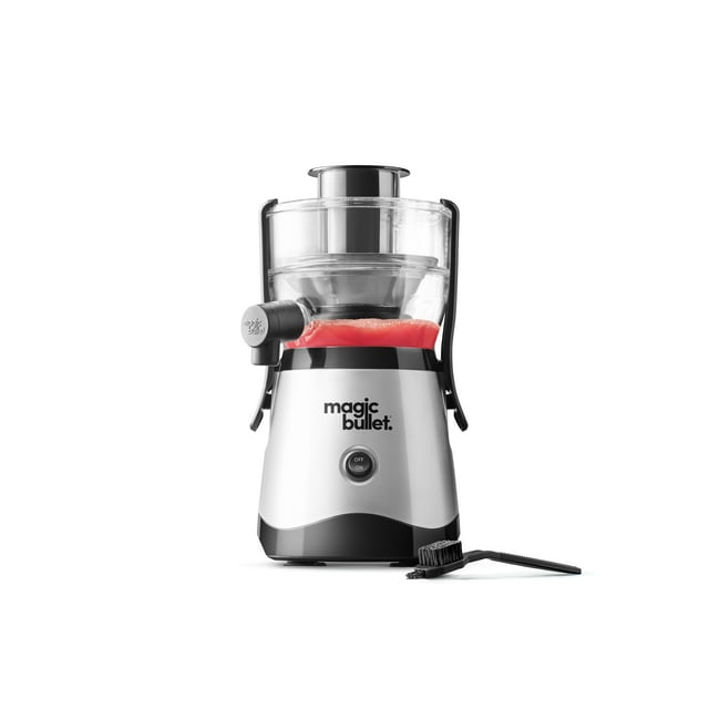 Magic Bullet Mini Juicer, 400Watt, Silver, Fruit and Vegetable Juice Extractor Machine