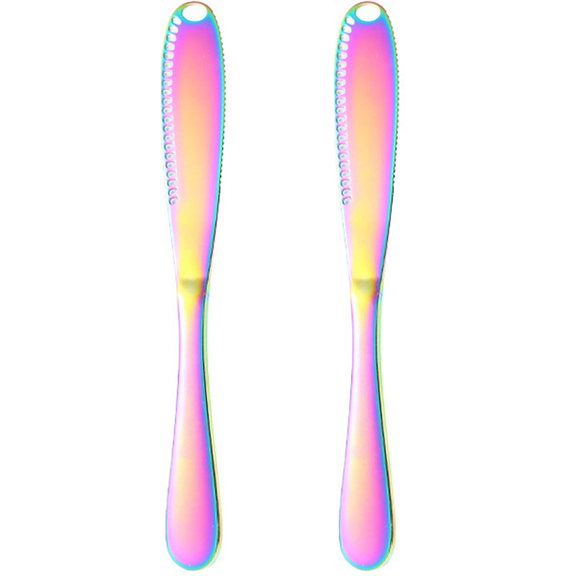 Magic Butter Knife Spreader and Curler, Curl Your Butter with Ease Different Ways