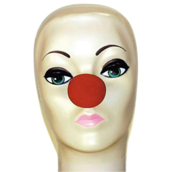Magic By Gosh Foam Clown Nose - Red (1 3/4"), Non-Latex, Fun Clown Costume Accessory, Soft, Comfortable Fit