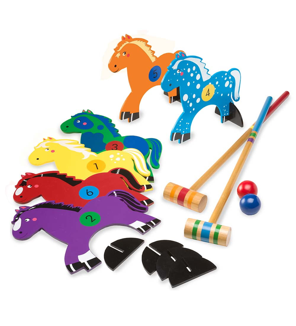 Magic Cabin Pony Croquet Game