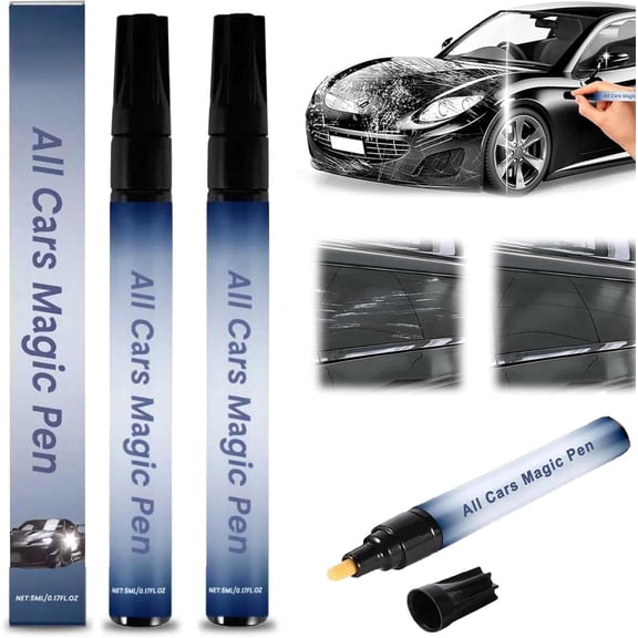 Magic Car Scratch Removal Pen,Car Remover Remover,Efficient and Durable,Suitable for All Types of Scratch2Pcs