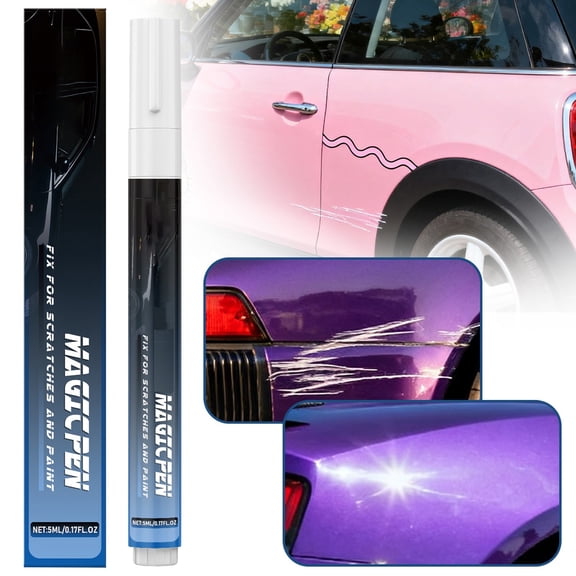 Magic Car Scratch Remover Pen, 2026 Upgrade All Color Car Paint Repair Magic Pen, Portable Universal Vehicles Scratch Remover for Garage and Home Use