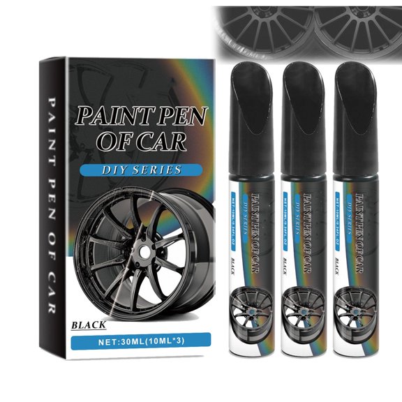 Magic Car Scratch Repair Pen – Fix Rim Scratches In Minutes – Permanent & No-Drip Formula, Quick Fix For Scratches And Scuffs, Car Wheel Scratch Repair Kit (2 sets)