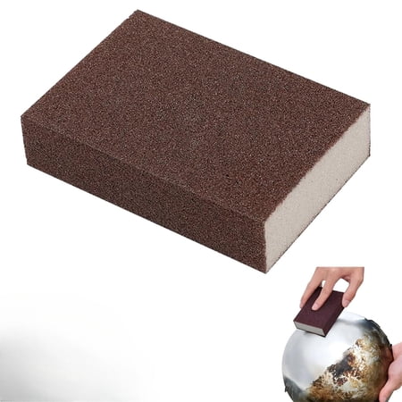 Magic Carbide Cleaning Sponge, Magic Emery Sponge Brush, Carborundum Sponge Nano Emery Sponges, for Removing Rust Cleaning Pots and Pans