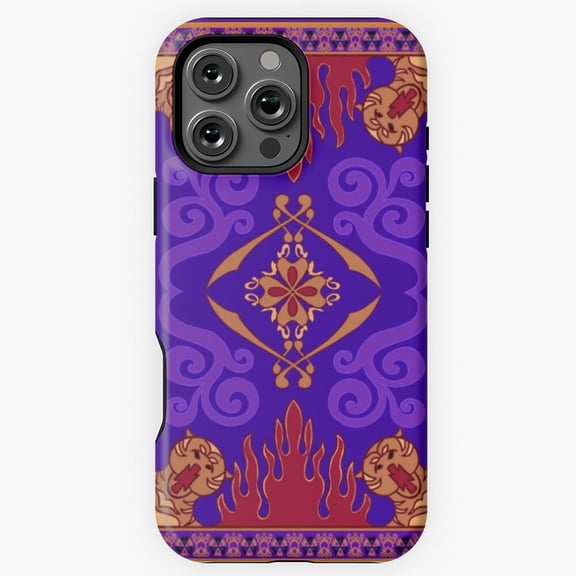 Magic Carpet Pattern Fantasy Arabian Pop iPhone 11 12 13 14 15 16 17 Pro Max Case