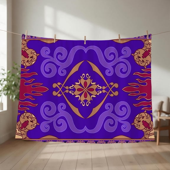 Magic Carpet Throw Blanket couch cozy soft plush fuzzy picnic outdoor blanket