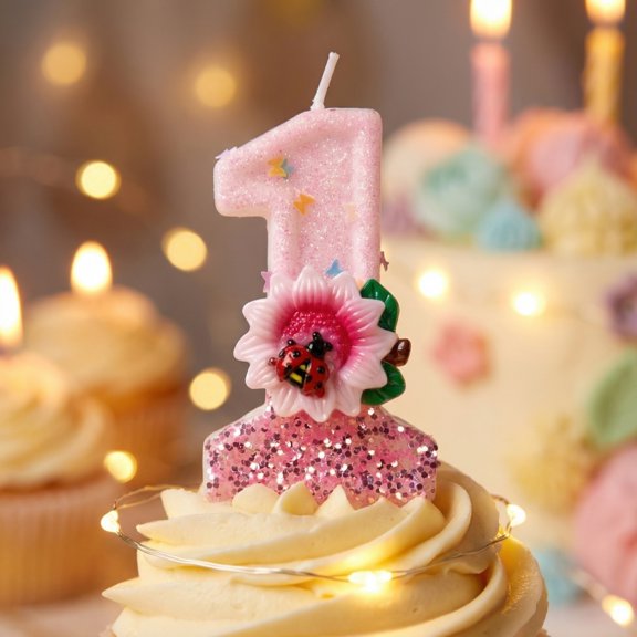 Magic Cartoon Number Birthday Candle, Enchanting Digital Cake Topper for Party, Fun Numeral Candle for Birthday Celebration Supplies，A