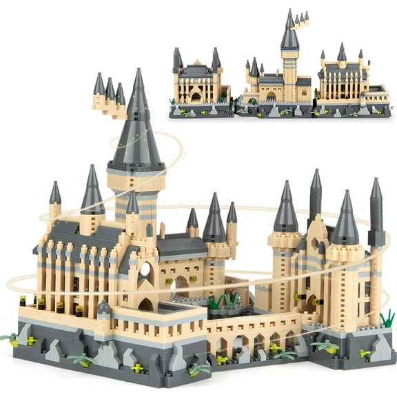 Magic CastIe BuiIding Set, Creative Architecture Micro BuiIding BIocks Kit, CollectibIe Model Toys Gifts for Adults Kids 14+ 2680 Pieces