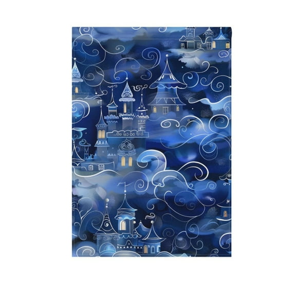 Magic Castle Garden Flag House Banner 12" x 18" Double Sided Outdoor Yard Decoration