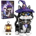 thumbnail image 1 of Magic Cat Animal Building Set, Compatible with Lego Collectible MOC Cat Model STEM Potter Toy for Home Decor,(1128 PCS), 1 of 6