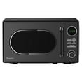 thumbnail image 1 of Magic Chef 0.7 Cubic Feet 700W Classic Retro Countertop Microwave, Black, 1 of 11