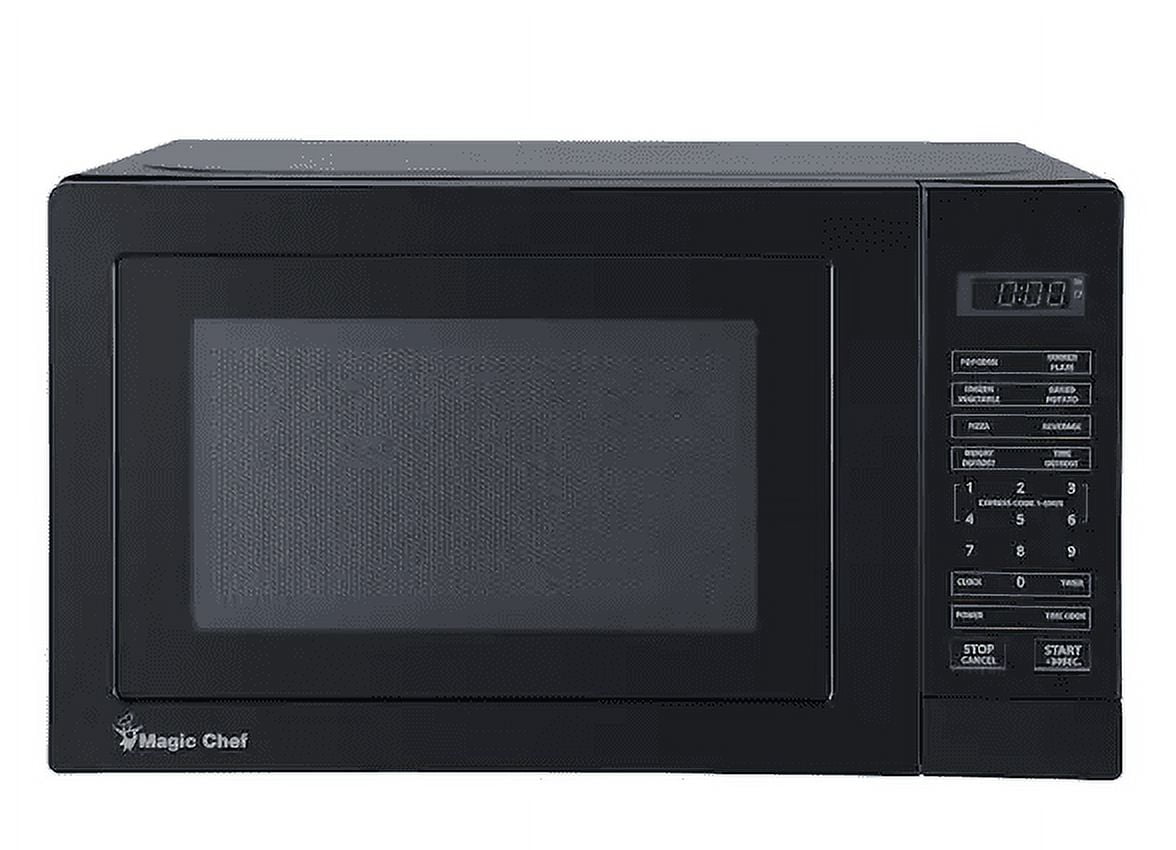  COMMERCIAL CHEF 0.7 Cubic Foot Microwave with 10 Power Levels,  Small Microwave with Push Button, 700W Countertop Microwave up to 99 Minute  Timer and Digital Display, Stainless Steel : Everything Else