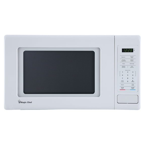Magic Chef 0.9-Cu. Ft. 900-Watt Digital Touch Countertop Microwave, White