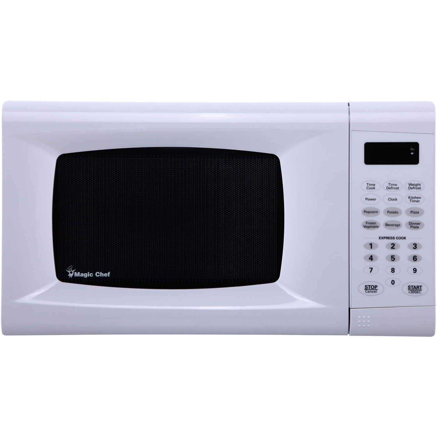Magic Chef 0.9 Cu. Ft. 900W Countertop Microwave Oven in White
