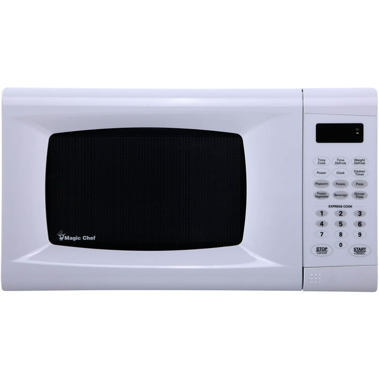 Magic Chef 0.7 cu. ft. Countertop Microwave in White HMM770W - The Home  Depot